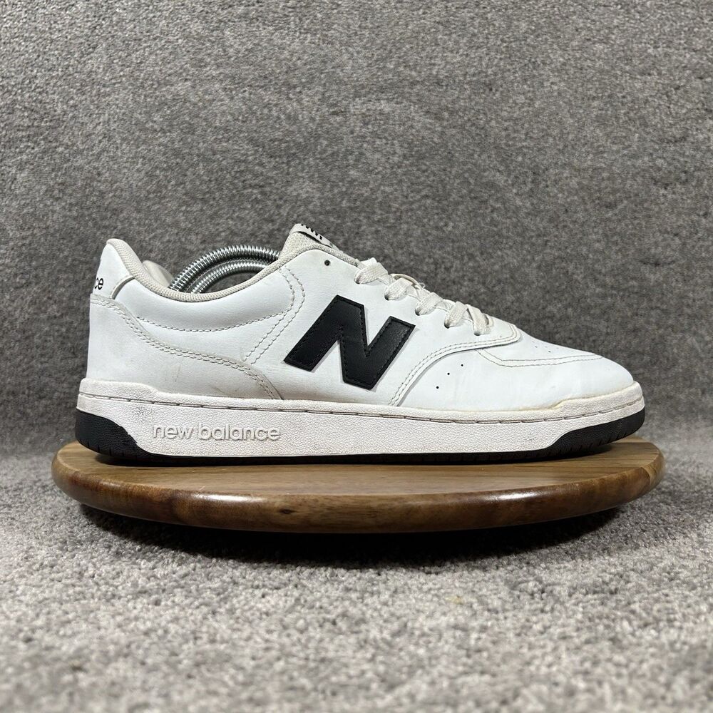 New Balance BB80 BB80BNN Lifestyle Court Mens Size 11 White Blue Shoes Used
